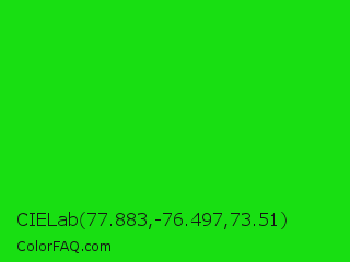 CIELab 77.883,-76.497,73.51 Color Image