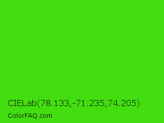 CIELab 78.133,-71.235,74.205 Color Image