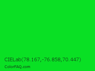 CIELab 78.167,-76.858,70.447 Color Image