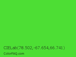 CIELab 78.502,-67.654,66.741 Color Image