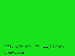 CIELab 78.839,-77.144,73.088 Color Image