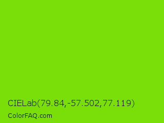 CIELab 79.84,-57.502,77.119 Color Image