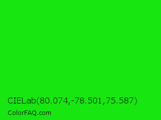 CIELab 80.074,-78.501,75.587 Color Image