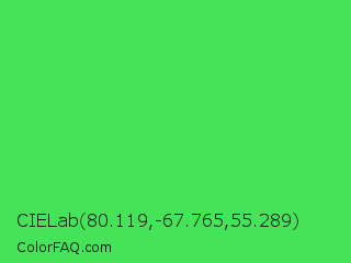 CIELab 80.119,-67.765,55.289 Color Image