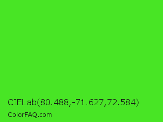 CIELab 80.488,-71.627,72.584 Color Image