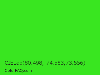 CIELab 80.498,-74.583,73.556 Color Image