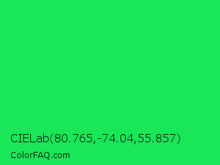 CIELab 80.765,-74.04,55.857 Color Image