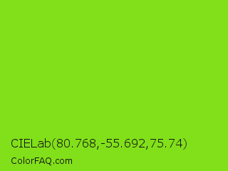 CIELab 80.768,-55.692,75.74 Color Image