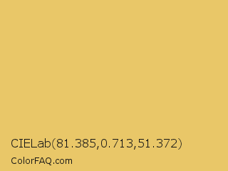 CIELab 81.385,0.713,51.372 Color Image