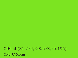 CIELab 81.774,-58.573,75.196 Color Image