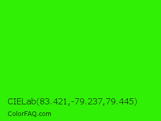 CIELab 83.421,-79.237,79.445 Color Image
