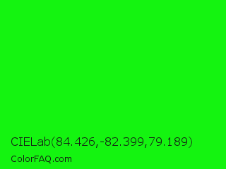 CIELab 84.426,-82.399,79.189 Color Image