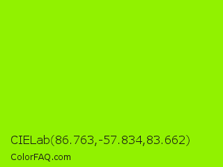 CIELab 86.763,-57.834,83.662 Color Image