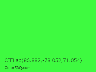 CIELab 86.882,-78.052,71.054 Color Image