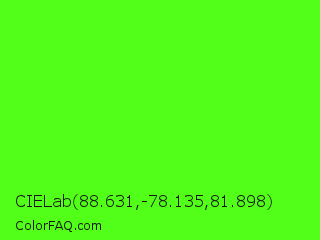 CIELab 88.631,-78.135,81.898 Color Image