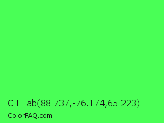 CIELab 88.737,-76.174,65.223 Color Image