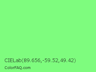 CIELab 89.656,-59.52,49.42 Color Image