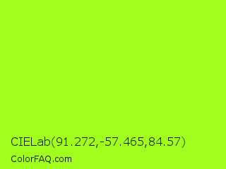 CIELab 91.272,-57.465,84.57 Color Image