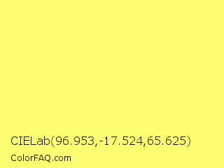 CIELab 96.953,-17.524,65.625 Color Image