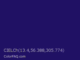 CIELCh 13.4,56.388,305.774 Color Image