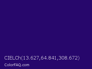 CIELCh 13.627,64.841,308.672 Color Image