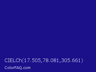 CIELCh 17.505,78.081,305.661 Color Image