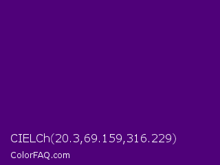 CIELCh 20.3,69.159,316.229 Color Image