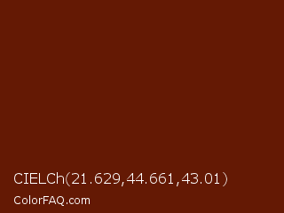 CIELCh 21.629,44.661,43.01 Color Image
