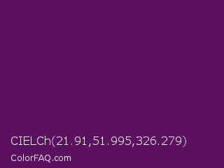 CIELCh 21.91,51.995,326.279 Color Image