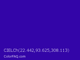CIELCh 22.442,93.625,308.113 Color Image
