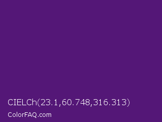 CIELCh 23.1,60.748,316.313 Color Image