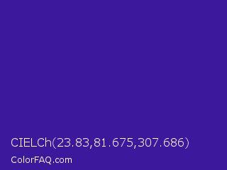 CIELCh 23.83,81.675,307.686 Color Image