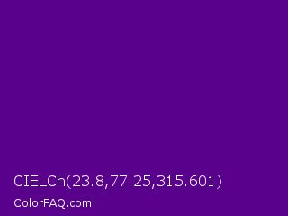 CIELCh 23.8,77.25,315.601 Color Image