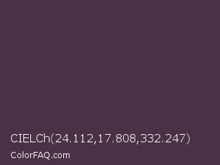 CIELCh 24.112,17.808,332.247 Color Image
