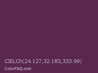 CIELCh 24.127,32.183,333.99 Color Image
