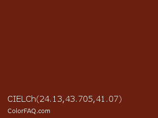 CIELCh 24.13,43.705,41.07 Color Image