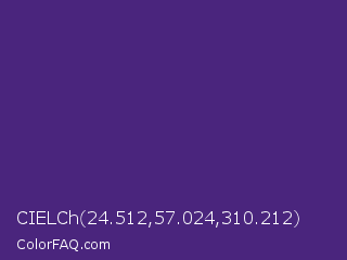 CIELCh 24.512,57.024,310.212 Color Image
