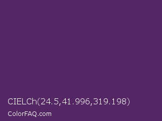 CIELCh 24.5,41.996,319.198 Color Image