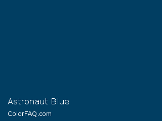 CIELCh 24.745,26.255,264.351 Astronaut Blue Color Image