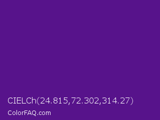 CIELCh 24.815,72.302,314.27 Color Image