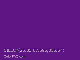CIELCh 25.35,67.696,316.64 Color Image