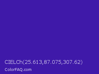 CIELCh 25.613,87.075,307.62 Color Image