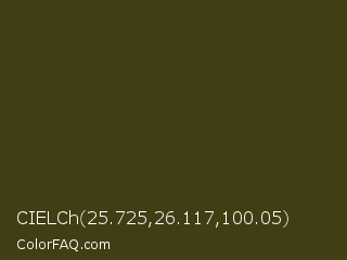 CIELCh 25.725,26.117,100.05 Color Image