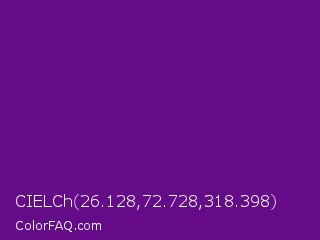 CIELCh 26.128,72.728,318.398 Color Image