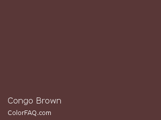 CIELCh 27.108,16.463,22.588 Congo Brown Color Image