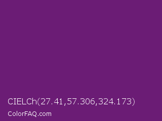 CIELCh 27.41,57.306,324.173 Color Image