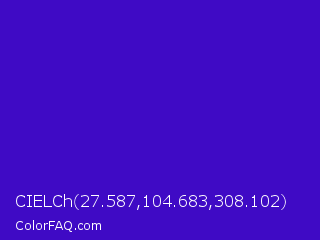 CIELCh 27.587,104.683,308.102 Color Image