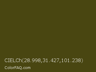 CIELCh 28.998,31.427,101.238 Color Image