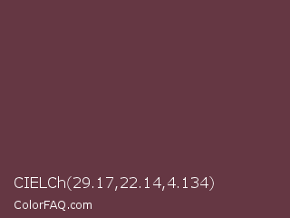 CIELCh 29.17,22.14,4.134 Color Image