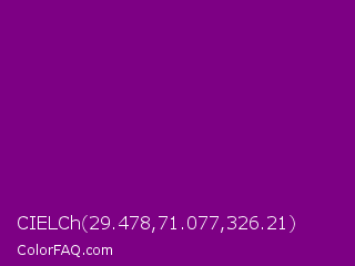 CIELCh 29.478,71.077,326.21 Color Image